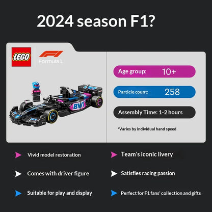 LEGO 77248 BWT Alpine F1 Race Car Building Set with Driver Minifigure