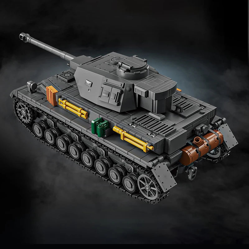 Medium Tank MOC Building Set – 1:28 Scale Military Blocks Kit