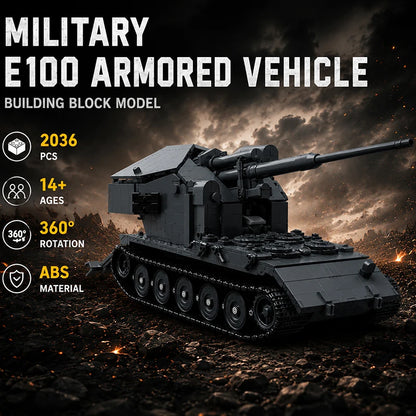 Waffentrager E100 Tank MOC Building Blocks Set – Military Army Bricks