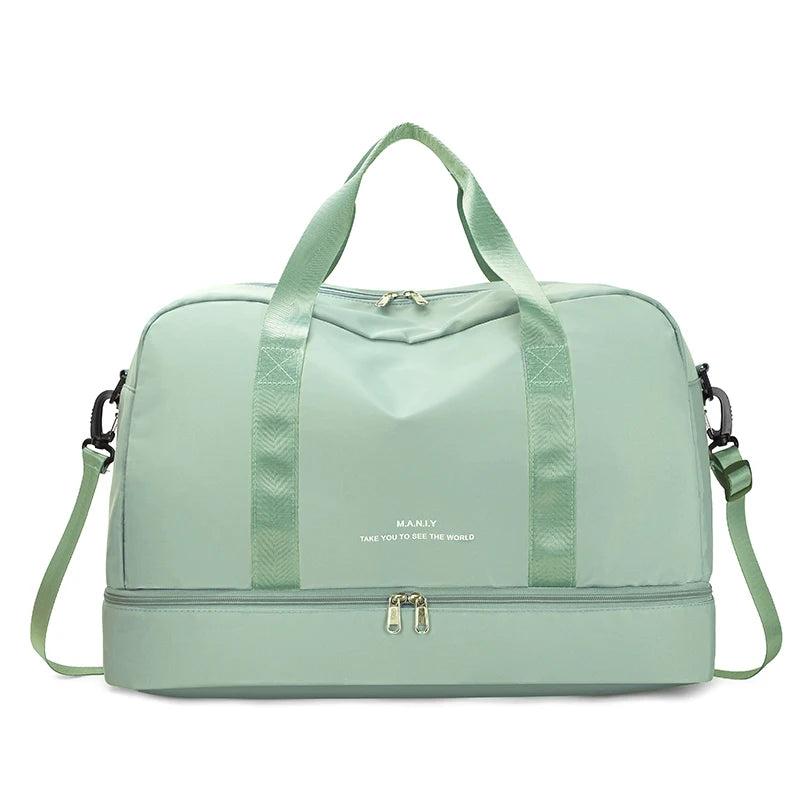 Expandable Travel Duffle Bag | Women's Gym & Weekend Overnight Bag