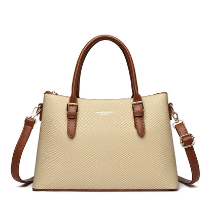 Women's PU Leather Handbag – Large Capacity Shoulder & Crossbody Bag