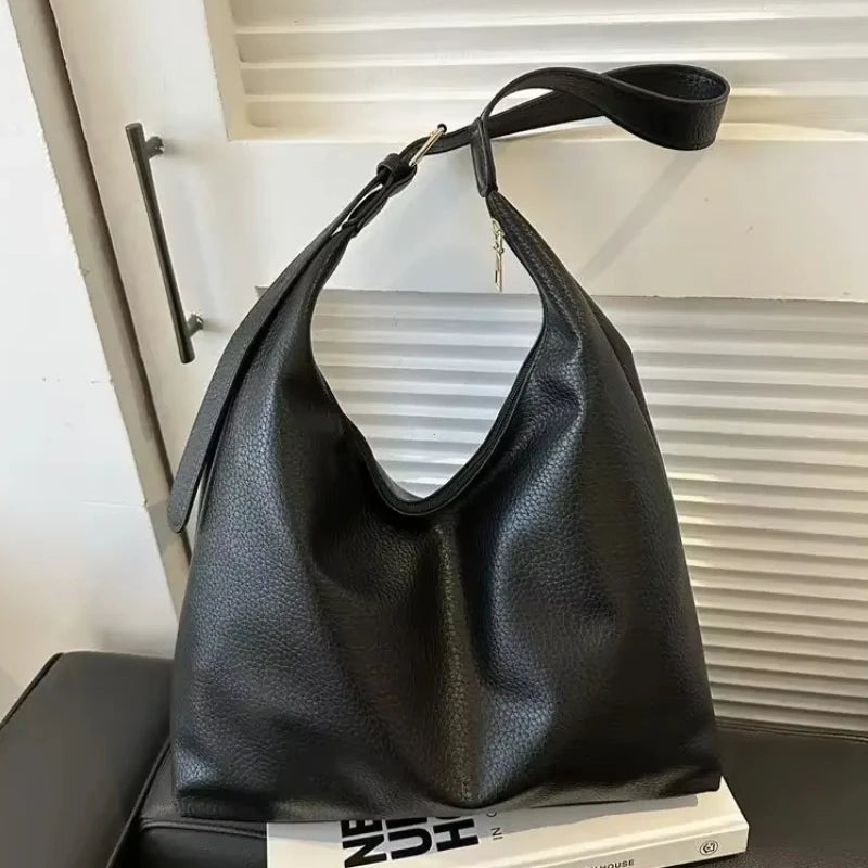 Women's Large Leather Tote Bag – Shoulder & Messenger Handbag