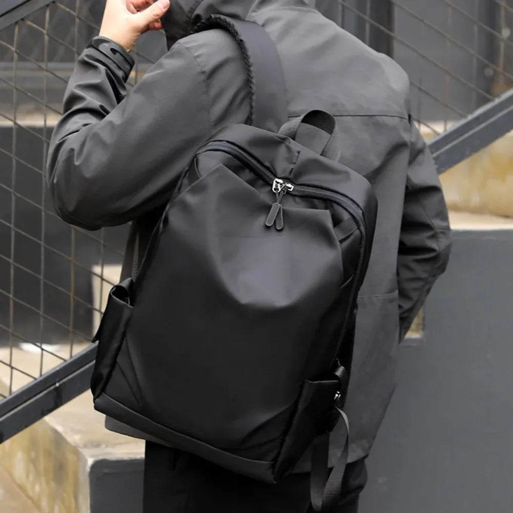 Men's Waterproof Laptop Backpack with USB Charging Port