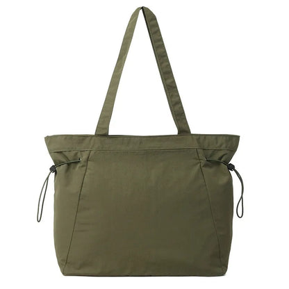 Large Drawstring Tote Bag – Women's Casual Shoulder Bag