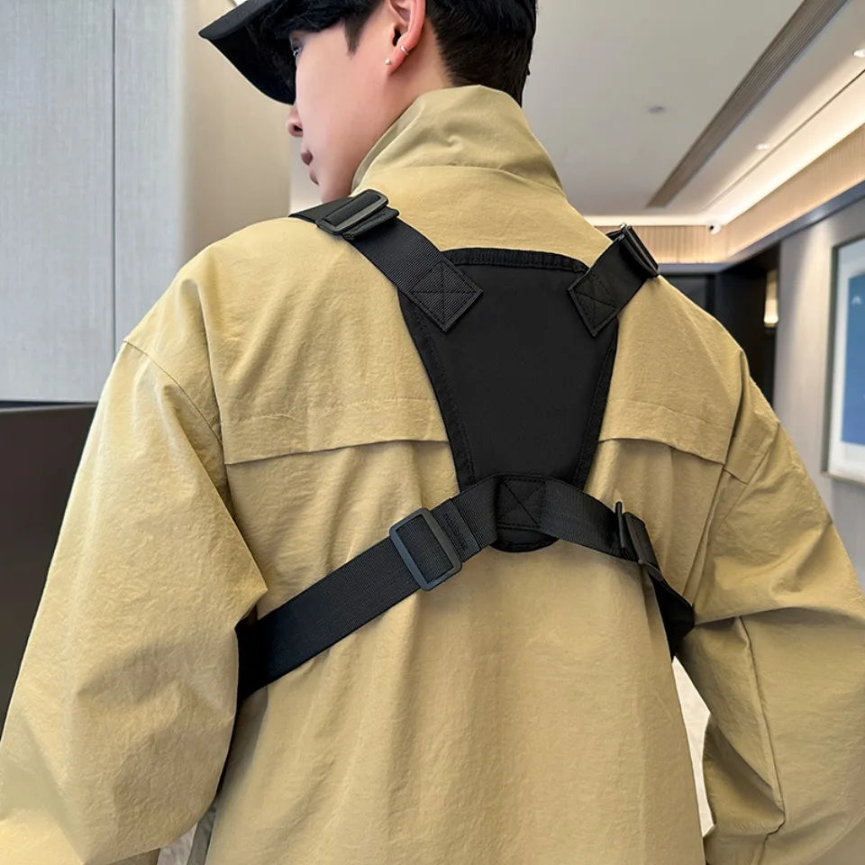 Tactical Chest Bag for Men – Streetwear Vest Pack with Large Capacity