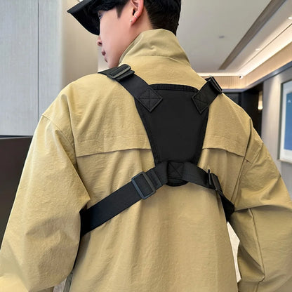 Tactical Chest Bag for Men – Streetwear Vest Pack with Large Capacity