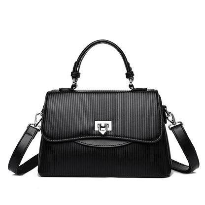 Women's Leather Crossbody Bag – Large Capacity Shoulder Handbag
