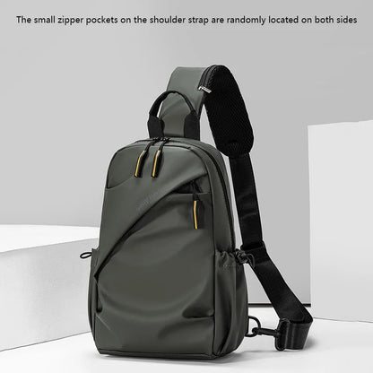 Men's Waterproof Chest Bag – Minimalist Sling Crossbody