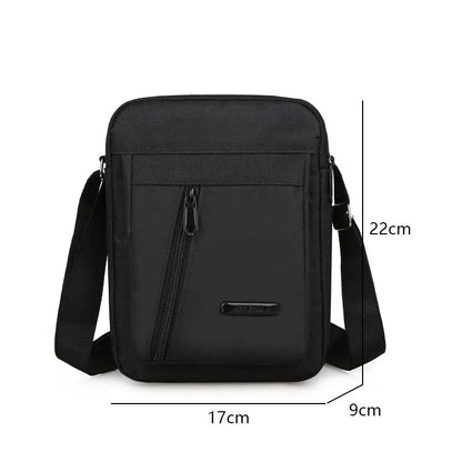 Men's Canvas Crossbody Bag – Sport Shoulder Bag for Travel