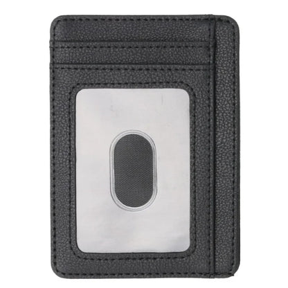 RFID Blocking Slim Wallet – Minimalist Leather Card Holder for Men