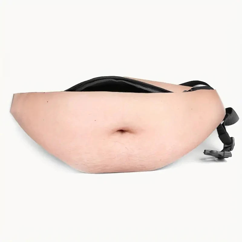 Dad Bod Belly Fanny Pack – Funny Novelty Beer Belly Waist Bag