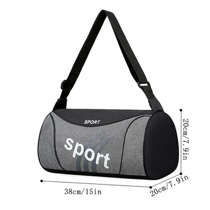 Gym Bag & Travel Backpack – Unisex Crossbody Duffel