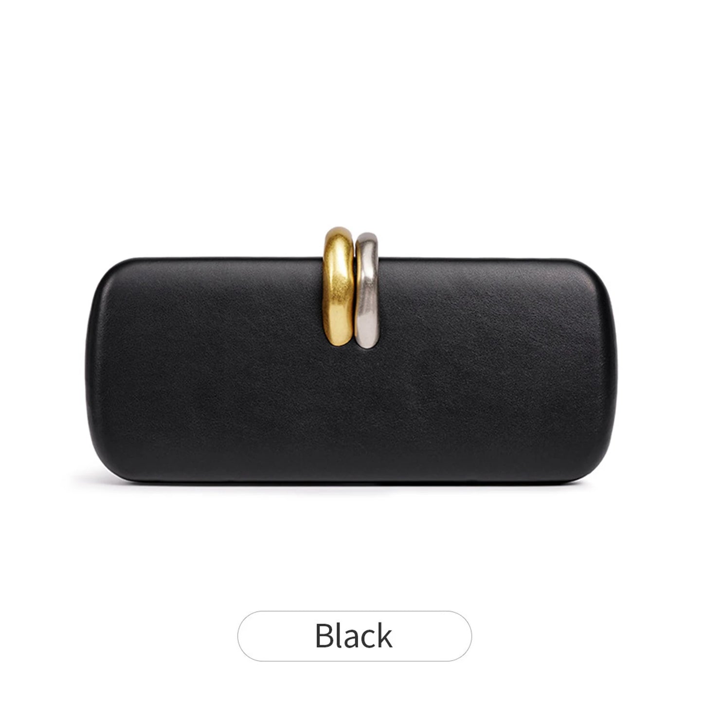 Double Ring Buckle Evening Clutch Bag for Women