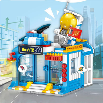 Space Museum Building Blocks Set – 467pcs City Scene Brick Model