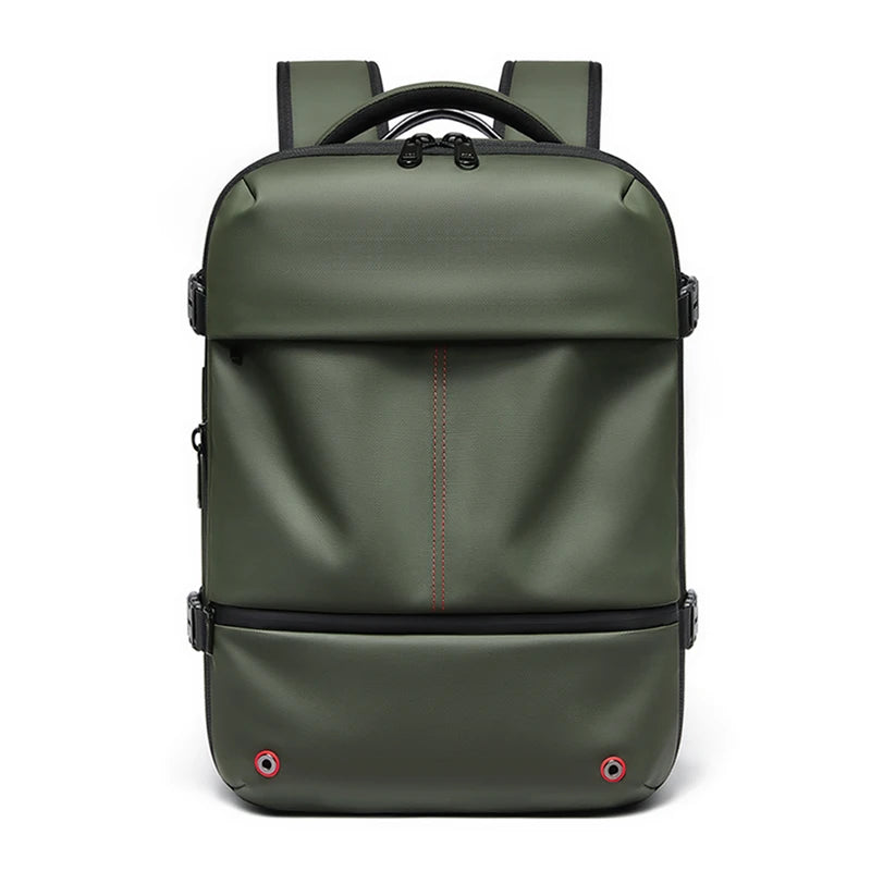 Vacuum Compression Travel Backpack 16" – Laptop & USB Charging
