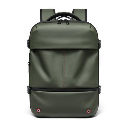 Vacuum Compression Travel Backpack 16" – Laptop & USB Charging