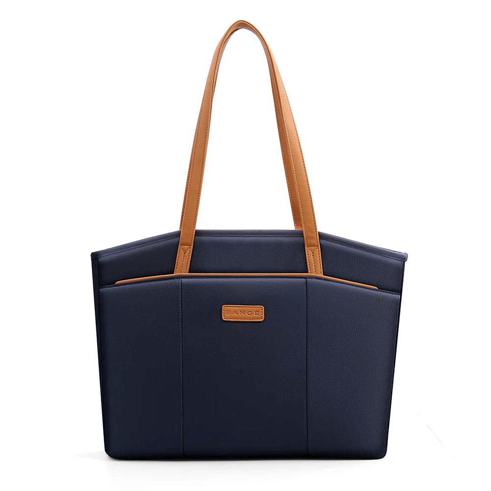 BANGE Women's Large Tote Bag – Padded Shoulder Crossbody for School & Work