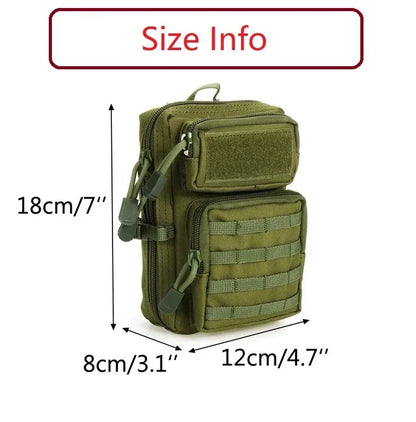Tactical MOLLE Sling Bag – Waterproof Outdoor Waist Pack