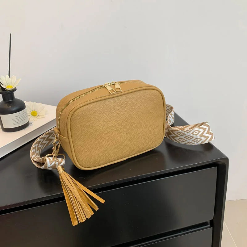 Minimalist Crossbody Bag – Small Square Shoulder Purse