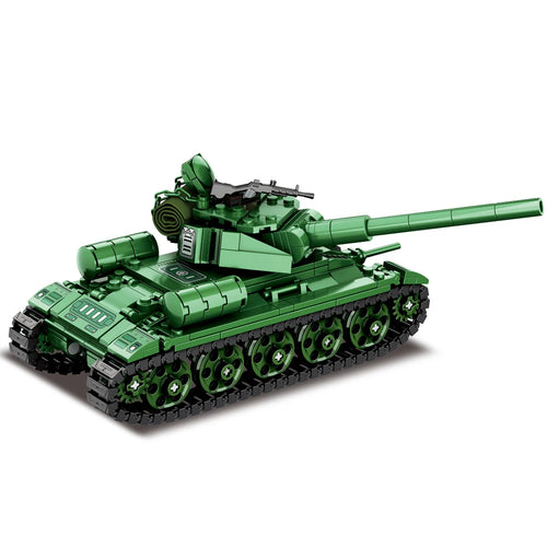 WWII Half-Track Armored Vehicle Building Blocks MOC Military Set