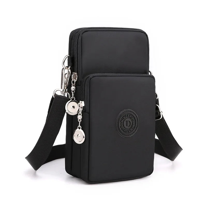 Women's Crossbody Phone Bag – Nylon Shoulder Wallet Purse