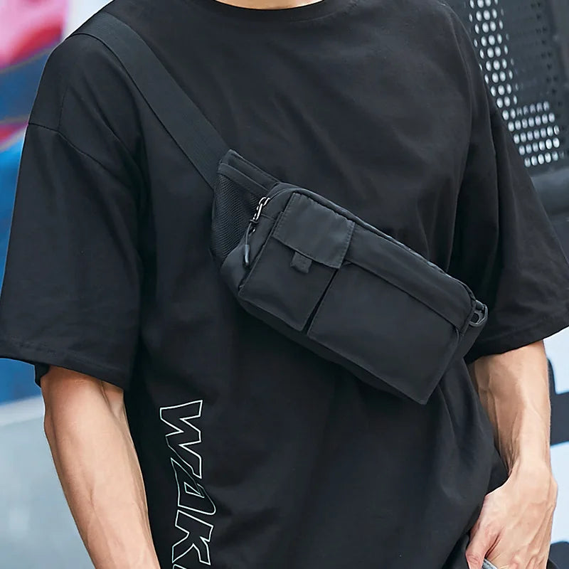 Men's Crossbody Chest Bag – Waterproof Oxford Messenger Bag