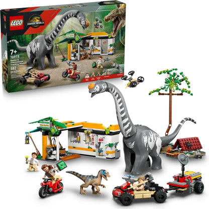 LEGO 76973 Jurassic World Raptor & Titanosaurus Tracking Mission Set