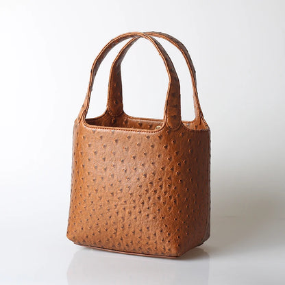 Women S Bag Bucket Bags Female Tote Hand Ladies Designer Luxury Ostrich Leather Shoulder Organizer