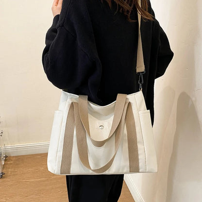 Large Capacity Nylon Crossbody Bag for Women