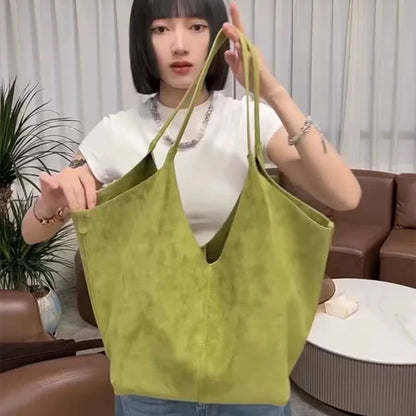 Frosted Tote Bag – Women's Foldable 2-in-1 Shoulder Bag