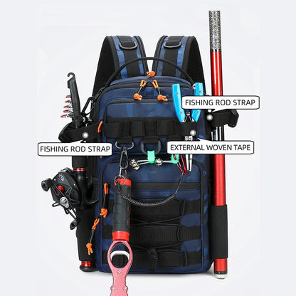 Fishing Tackle Backpack – Tactical MOLLE Outdoor Sports Bag