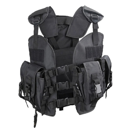 Tactical Shooting Vest with Water Bag – Men's Hunting & Airsoft Gear