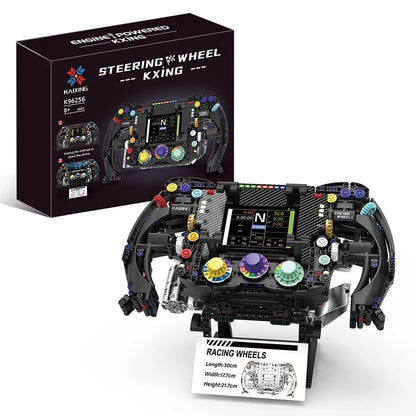 Formula Racing Steering Wheel Building Blocks Set – 854 Pcs MOC
