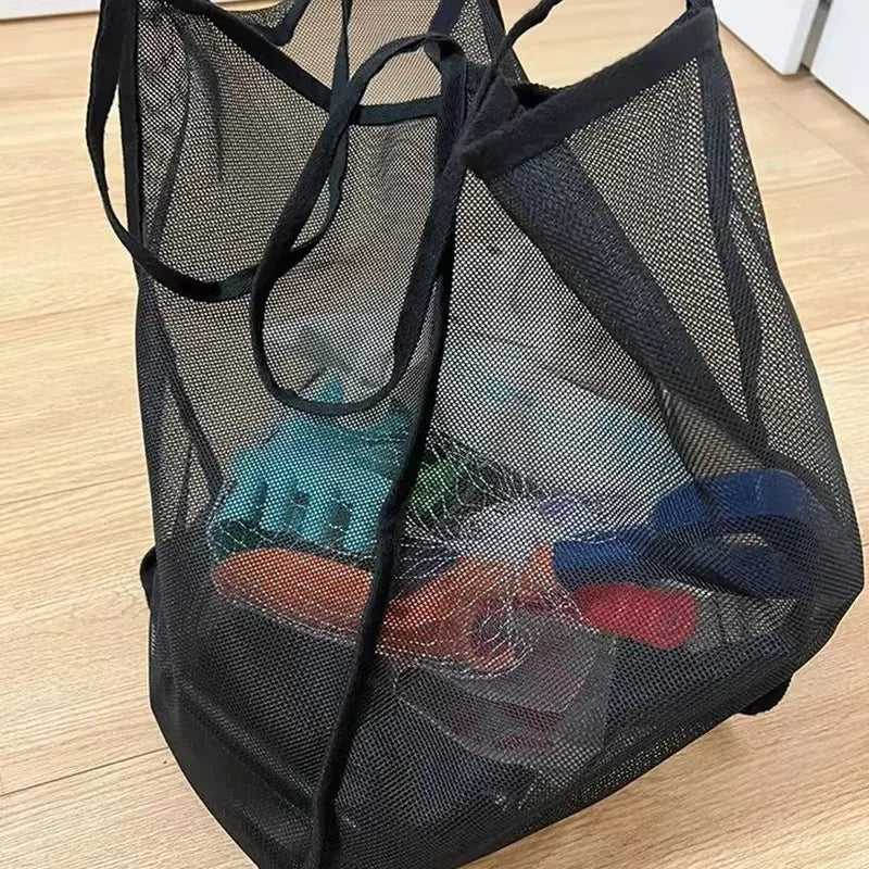 Oversized Mesh Tote Bag Women's Large Beach Shopper