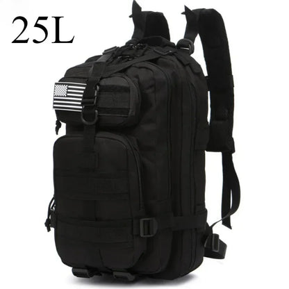 Tactical MOLLE Backpack 25L/50L – Military Assault Pack for Hiking & Camping