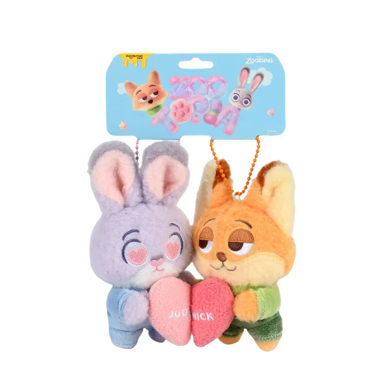 Zootopia Plush Keychain Doll – Cute Bag Charm Pendant