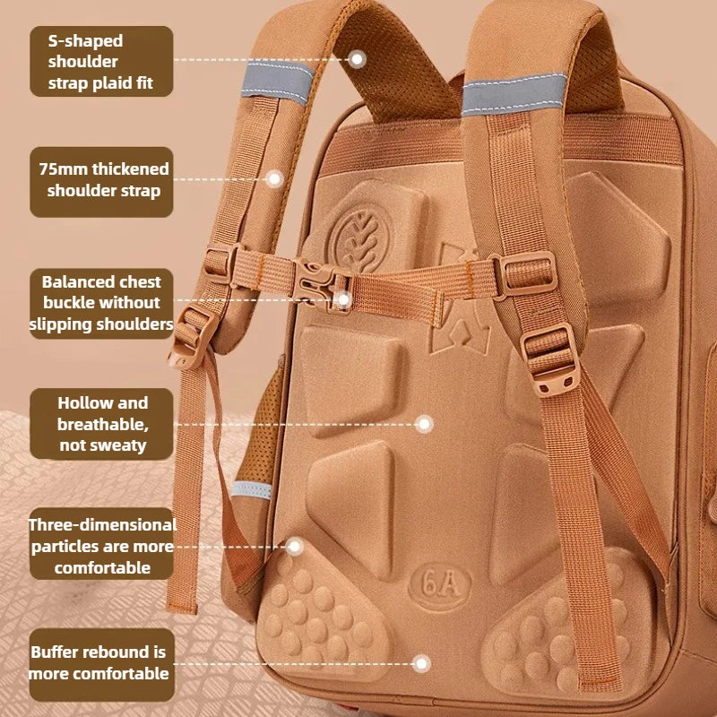 Capybara Kids School Backpack – Orthopedic Waterproof Children's Bag