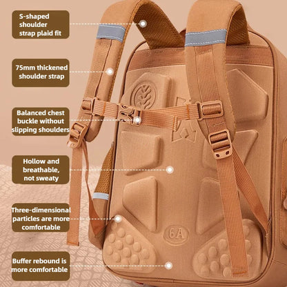 Capybara Kids School Backpack – Orthopedic Waterproof Children's Bag