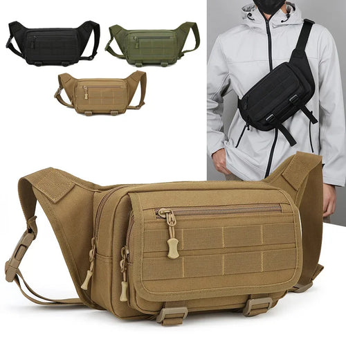 Tactical Waist Bag for Men – Multi-Pocket Sling Pack