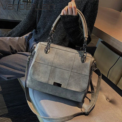 Luxury Soft Leather Crossbody Handbag for Women