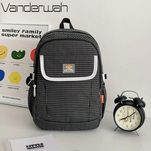 Nylon Women Backpack – Large Capacity Water-Resistant School & Travel Bag