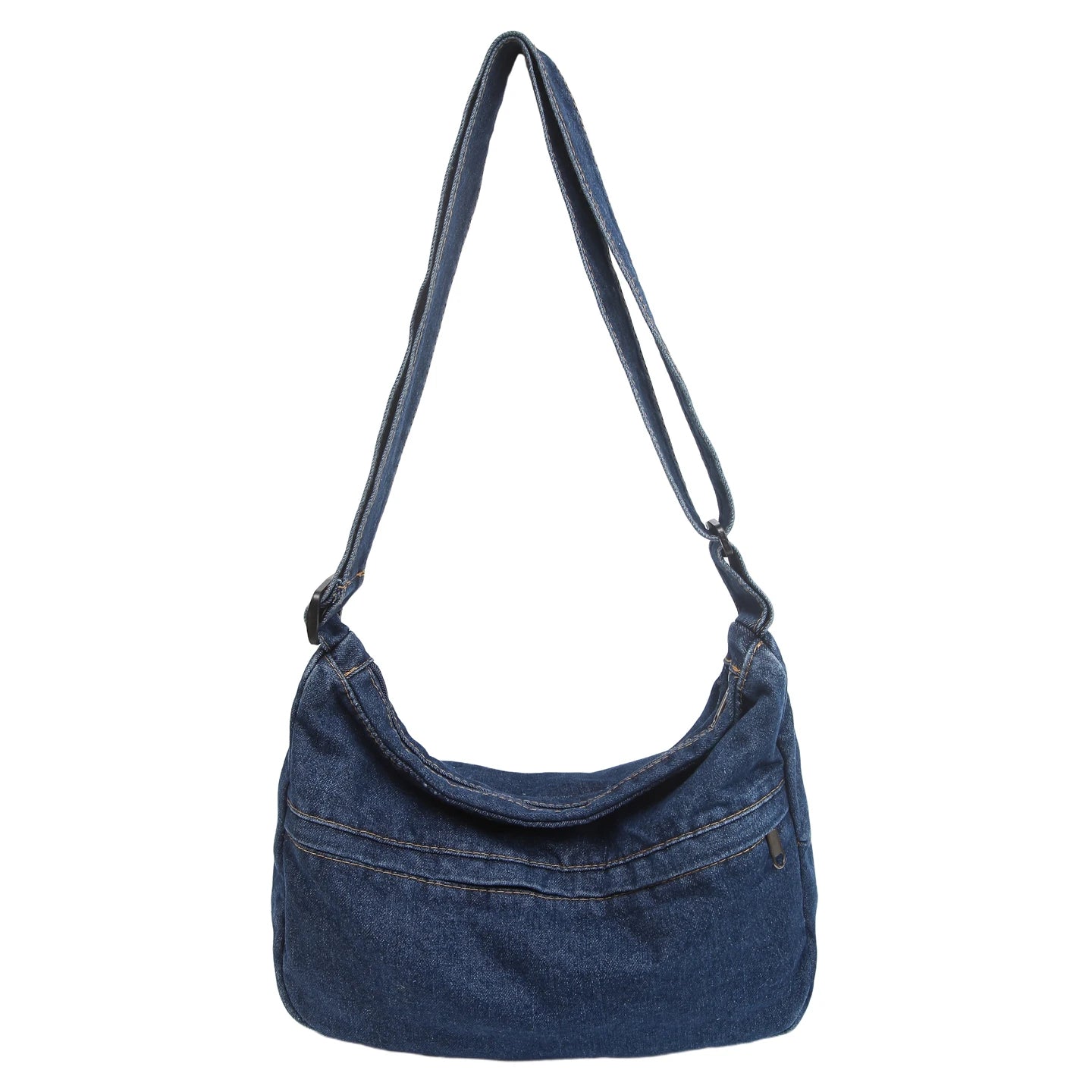 Denim Crossbody Bag – Large Capacity Casual Shoulder Bag for Women
