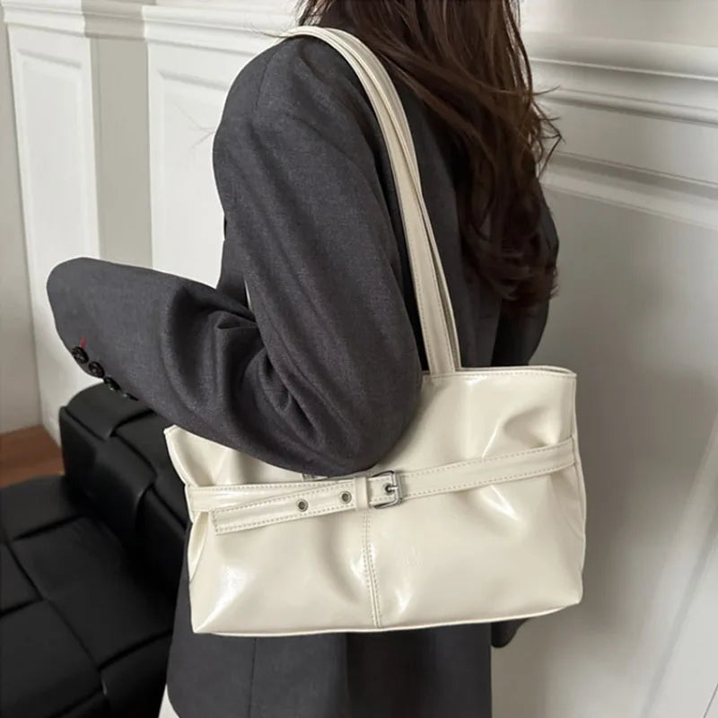 Women's Retro Large Capacity Shoulder Tote Bag