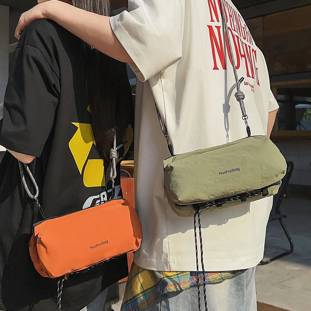 Sports Crossbody Bag – Outdoor Mini Shoulder Bag with Water Bottle Holder