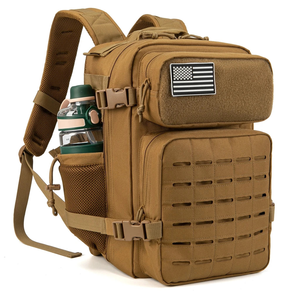 25L Tactical Backpack – EDC, Hiking, Gym & Survival Rucksack for Men & Women