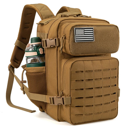 25L Tactical Backpack – EDC, Hiking, Gym & Survival Rucksack for Men & Women