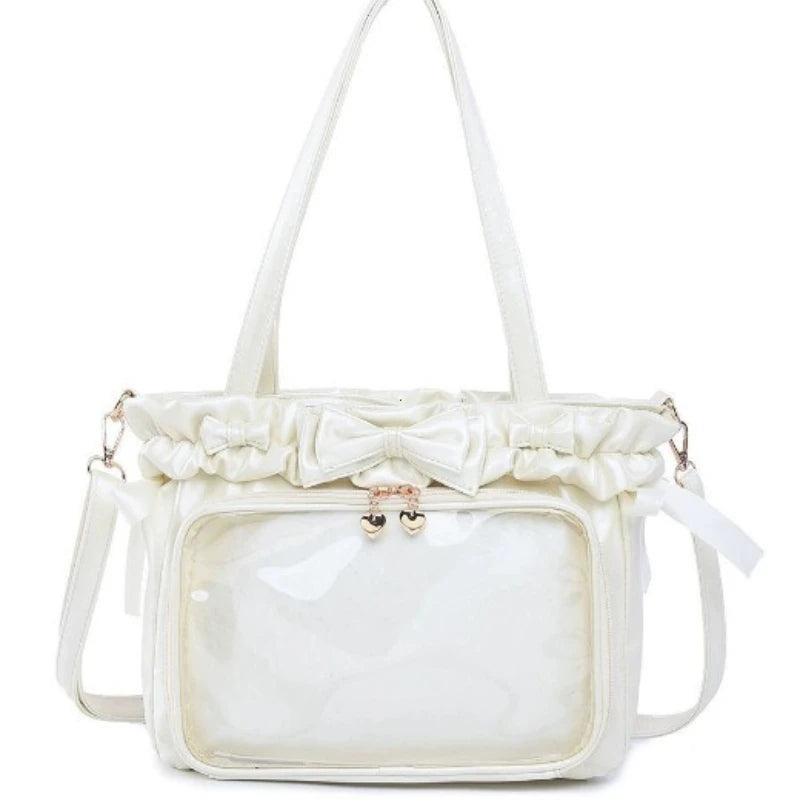 Ita Bag Clear Window Crossbody – Lolita Anime DIY Badge Bag