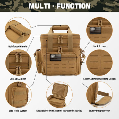 Tactical Lunch Box – Expandable 18L Insulated Cooler Bag with MOLLE