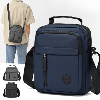 Men's Business Crossbody Bag – Multi-Compartment Shoulder Bag