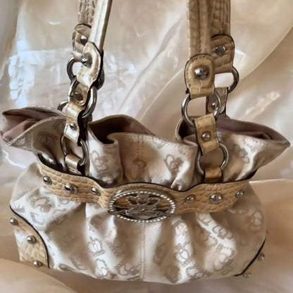 Y2K Rivet Shoulder Bag – Large Capacity Underarm Handbag